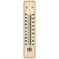 DOCHTMANN Wall thermometer universal wooden - Outdoor Thermometer