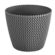 PROSPERPLAST Plastic packaging SPLOFY DSP160, grey, 3 pcs - Decorative Planter