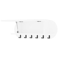 Houseland Kroma Hallway coat rack white - Coat Hanger