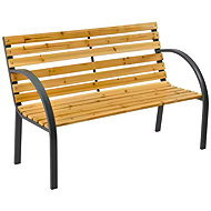 LEAN 26569 Garden bench with backrest 125 × 53 × 73 cm - Garden Bench