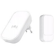 Verk 27794 Wireless doorbell IP68, 1× receiver, 1× driver, 130 m, white - Doorbell