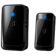 Verk 27797 Wireless doorbell, 38 melodies, 1× receiver, 1× driver, 300 m, black - Doorbell
