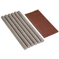 Verk 27740 Under Door Draught Excluder 32 × 2.5cm, 3 pcs, Brown - Gasket