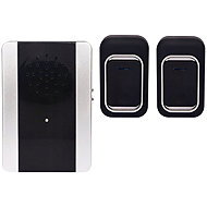 Verk 27796 Wireless doorbell, 38 melodies, 1× receiver, 2× driver, 150 m, black - Doorbell