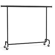 Songmics Fabio Mobile clothes rack 160 - 200 cm black - Clothes Hanger