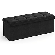Songmics Soor with storage space black - Ottoman