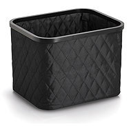 ZELLER Storage basket black, polyester, bamboo 40,5 × 33 × 30 cm - Storage Basket
