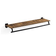 Songmics a Vasagle Wall coat rack Nomy 109 cm, black-brown - Coat Hanger