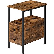 Songmics a Vasagle Bedside table Lejla 30 cm, black-brown - Night Stand