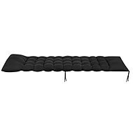 Gardlov 27635 Prošívaný polštář na zahradní lehátko 180 × 56 × 9 cm, černý - Cushion