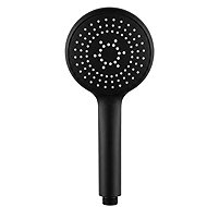 Alum Designová sprchová hlavice, matná, černá, průměr 11 cm, délka 24 cm - Shower Head