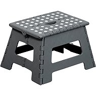KESPER Skládací stolička 35 × 28,7 × 22 cm, nosnost 150 kg, šedá - Stool