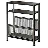 Houseland Brix Regál/odkládací stolek černý - Shelving Unit