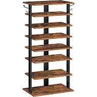 Songmics a Vasagle Botník Kloudy 50 cm, černo-hnědý - Shoe Rack