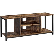 Vasagle TV stolek Pafo, hnědo-černý - TV Table