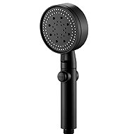 Alum Elegant Matt Black Shower Head with 5 Modes and Stop Button - Shower Head
