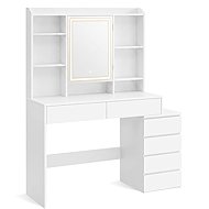 Vasagle Ginny 117cm with LED Lighting, White - Dressing Table