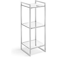 ZACK PONIO Bathroom Shelf, Brushed Stainless Steel - Shelving Unit