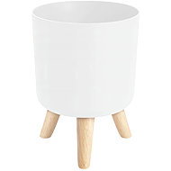 Verk 27577 Plant Pot with Legs, diameter 14cm, white - Flower Pot