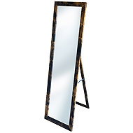 EDAXO Stojací zrcadlo HAVLYS, 127 × 37 cm, hnědé - Mirror