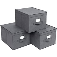 Songmics & Vasagle Mera Storage Boxes, Grey - Storage Box