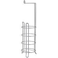 DuraHome Toilet Paper Stand Presto, Silver - Free Standing Toilet Roll Holder