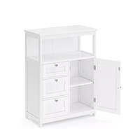 Songmics and Vasagle Rita Bathroom Cabinet, White - Bathroom Cabinet