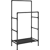 Songmics Lucaro Double Clothes Rack 157cm, Black - Clothes Hanger