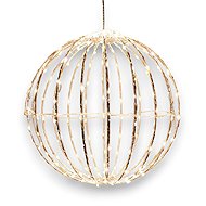 Aca Lighting 3D Christmas LED Ball, 20cm Diameter, 100 LEDs, 230V, IP44 - Christmas Lights