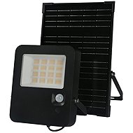 Aca Lighting Norel LED Solar Floodlight 32W/3CCT/IP65/Li-Fe 6.4V/6Ah, Black - LED Reflector