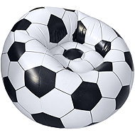 Verk 27758 Inflatable Football Chair 60 × 95 cm, Black/White - Armchair