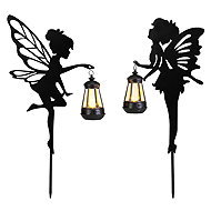 Verk 12398 Solar Garden Lights with Dusk Sensor, Fairy with Lantern, 2 pcs - Garden Lighting