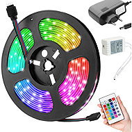 Verk 12257 RGB LED Strip 4.5m with Remote Control - LED Light Strip