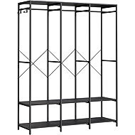 Songmics Wigo Open Wardrobe 141cm Black - Wardrobe