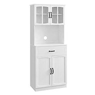 Vasagle Mope Kitchen Display Cabinet 73 cm White - Cupboard