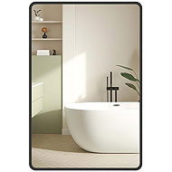 Songmics Monjra Hanging Mirror 61 × 91cm Black - Mirror