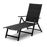 House 5 Aluminium Lounger MONACO, Black - Garden Lounger