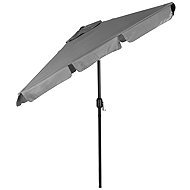 MultiGarden SL-UM019 Rectangular Garden Parasol, Tilting, 200 × 130cm, Grey - Sun Umbrella