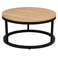 ModernHome PJJCFT0068 Round Coffee Table 60cm, Oak - Coffee Table