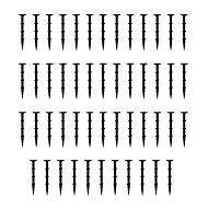 MultiGarden PEG50 Kolíky pro upevnění agrotextilie 15 cm, 50 ks, černé - Pegs