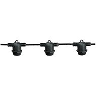 Garsaco GSC Outdoor Light Chain for 10× E27 Bulbs, 12m Length, Adjustable - Light Chain
