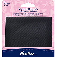 Hemline Self-Adhesive Patch 20 × 10 cm, Black - Patch