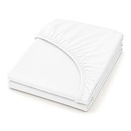 Mobytex ENTHUSIASM Mako-Jersey 90 × 200 cm, White - Bedsheet