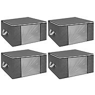 Ruhhy 27725 Storage Organiser for Bedding 60 × 40 × 35 cm, 4 pcs - Wardrobe Organiser