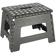 KIK KX4404_1 Non-Slip Folding Stool, Dark Grey - Stool