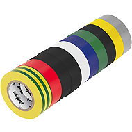 Rebel NAR0444 Insulating Tape Set 19mm × 18.3m, 10pcs - Electrical Tape