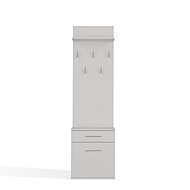 Topeshop Věšák Duo bílý - Hall Set