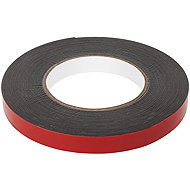 Rebel NAR0424B Double-Sided Foam Tape 15mm × 10m, Black - Double-sided tape