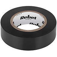 Rebel NAR0415 PVC Electrical Tape 19mm × 18m, Black - Electrical Tape