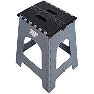 Intermarket Folding Stool, Grey, Height 44cm - Stool